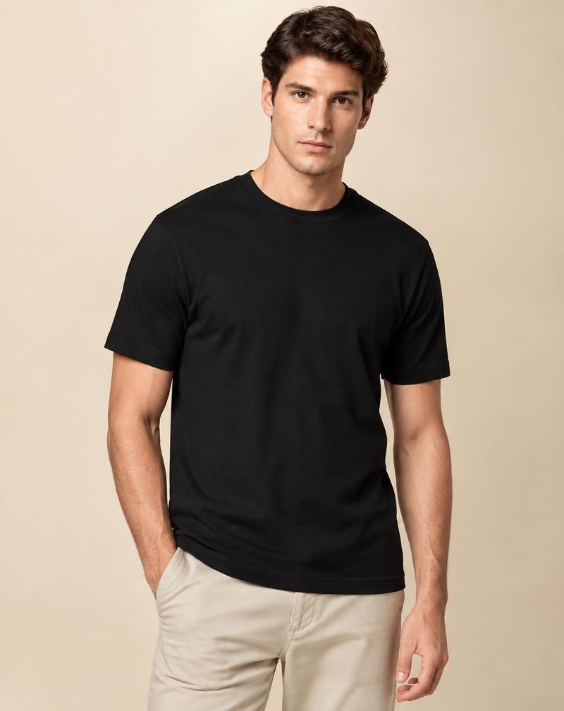 Camiseta Premium Preta Pima